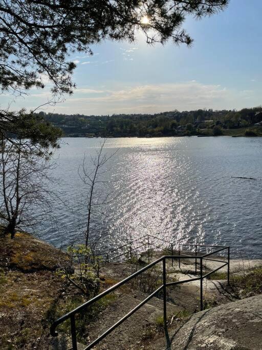 Leilighet Ved Sjoen Med Strand Porsgrunn Exterior foto